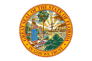 Florida State Seal 300 x 200