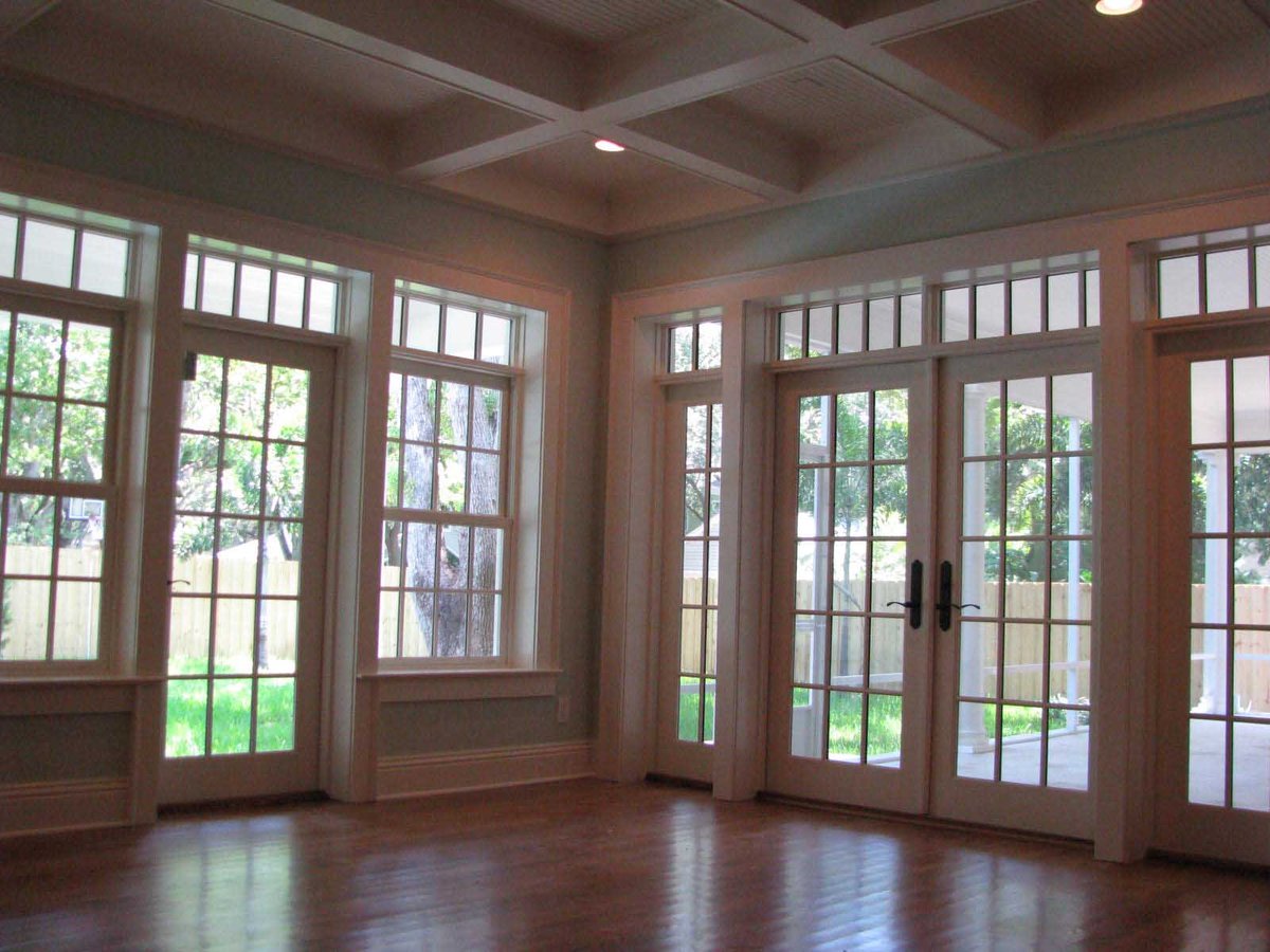 South Tampa Colonial Home - View of dining room with a lot of windows